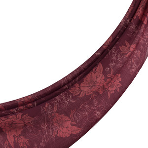 Plum Azalea Print Tencel Scarf - Thumbnail