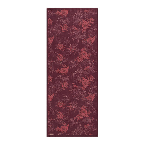 Plum Azalea Print Tencel Scarf