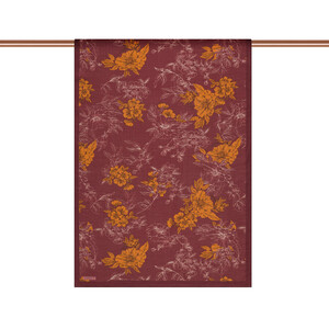 ipekevi - Plum Azalea Print Tencel Scarf (1)
