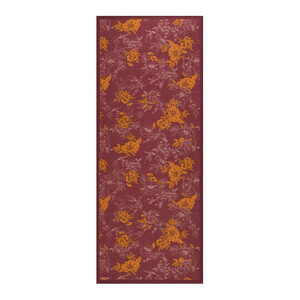 Plum Azalea Print Tencel Scarf - Thumbnail