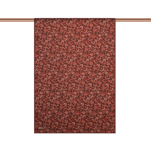 Plum Eastern Garden Cotton Scarf