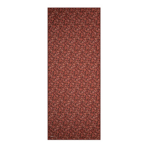 Plum Eastern Garden Cotton Scarf - Thumbnail