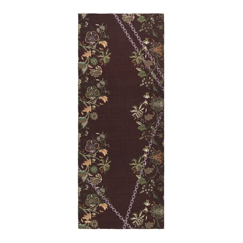 Plum Green Nazenin Tencel Scarf