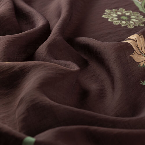Plum Green Nazenin Tencel Scarf