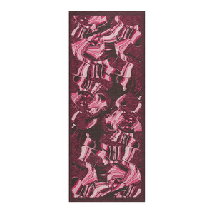 Plum Marble Flow Tencel Scarf - Thumbnail
