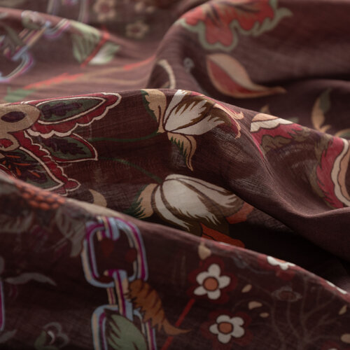 Plum Nazenin Tencel Scarf