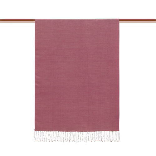 Plum Powder Reversible Silk Scarf