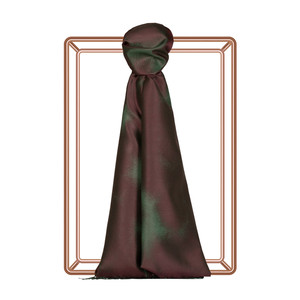 Plum Purple Spray Paint Print Silk Scarf - Thumbnail