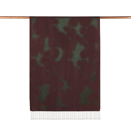 Plum Purple Spray Paint Print Silk Scarf