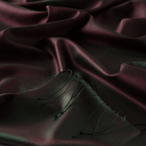 Plum Purple Spray Paint Print Silk Scarf