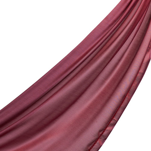 Plum Pyramid Modal Silk Scarf