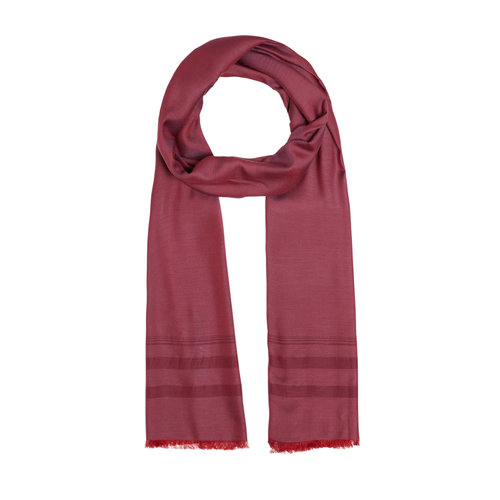 Plum Pyramid Modal Silk Scarf