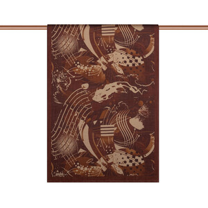 ipekevi - Plum Rhapsody Print Tencel Scarf (1)