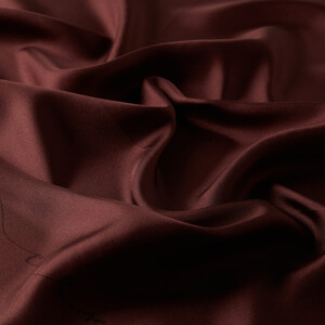 Plum Signature Silk Twill Scarf - Thumbnail