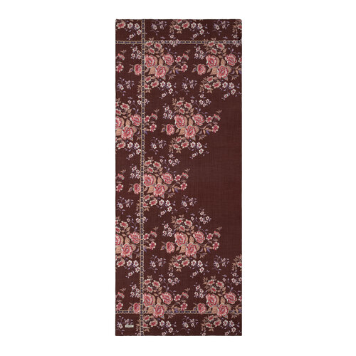 Plum Spring Frame Print Tencel Scarf