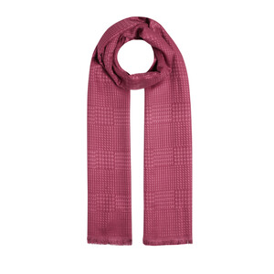 Plum Wool Silk Scarf - Thumbnail