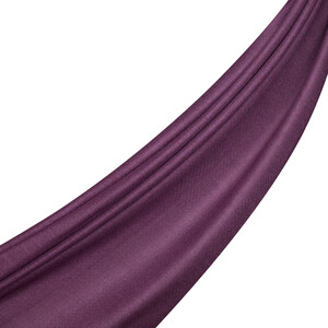 ipekevi - Plum Wool Silk Scarf (1)