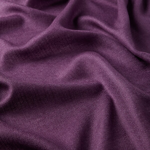 Plum Wool Silk Scarf - Thumbnail