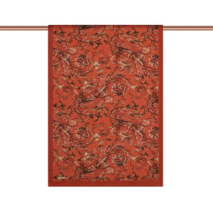 ipekevi - Pomegranate Breeze Print Tencel Scarf (1)