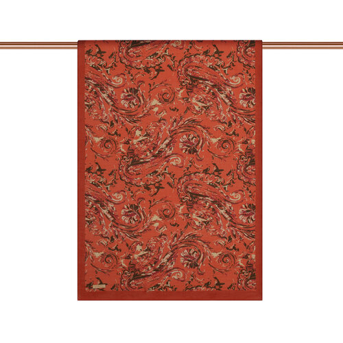 Pomegranate Breeze Print Tencel Scarf