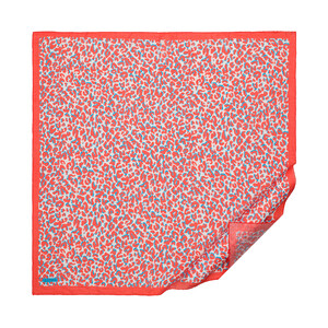 Pomegranate Leopar Print Tencel Scarf - Thumbnail