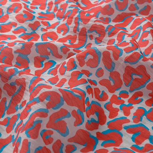 Pomegranate Leopar Print Tencel Scarf