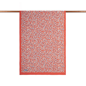ipekevi - Pomegranate Leopar Print Tencel Scarf (1)
