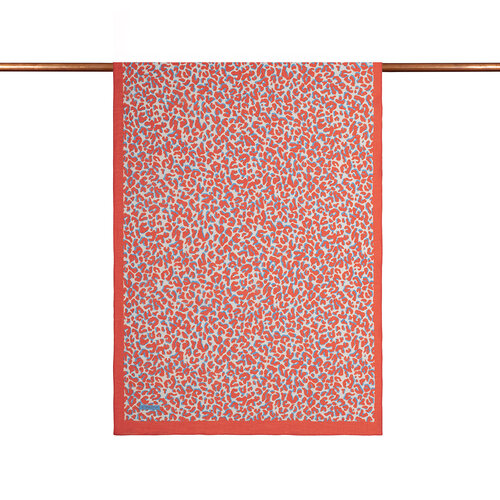 Pomegranate Leopar Print Tencel Scarf