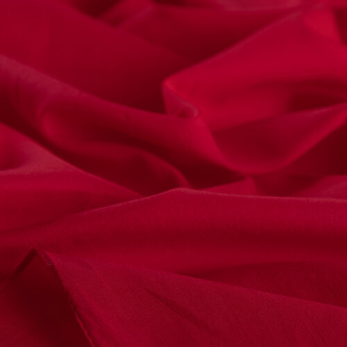Pomegranate Red Plain Cotton Scarf
