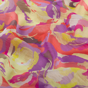 ipekevi - Pomegranate Soulful Blooms Tencel Print Scarf (1)