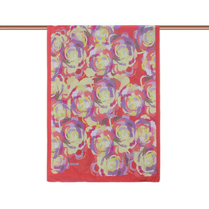 Pomegranate Soulful Blooms Tencel Print Scarf - Thumbnail