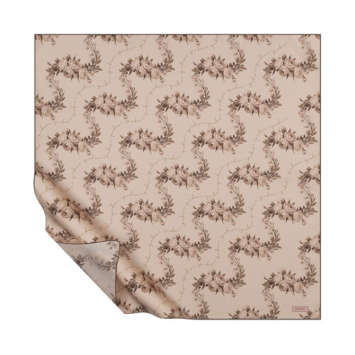 Powder Boucle Twill Silk Scarf