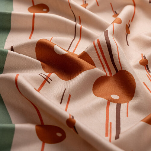 Powder Cosmic Traces Print Silk Scarf