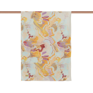ipekevi - Powder Flower flower Marble Cotton Scarf (1)