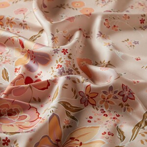 ipekevi - Powder Mirabilis Twill Silk Scarf (1)