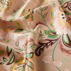 Powder Nazenin Twill Silk Scarf - Thumbnail