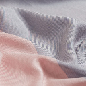 Powder Pink Block Lane Cotton Modal Scarf - Thumbnail