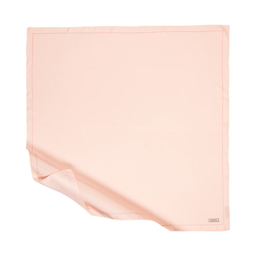 Powder Pink Frame Silk Twill Scarf