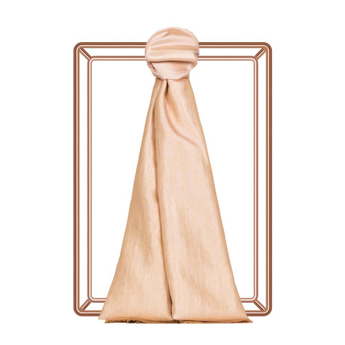 Powder Pink Lurex Silk Scarf
