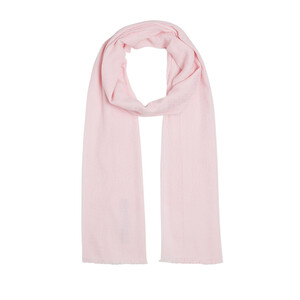 ipekevi - Powder Pink Maze Print Cotton Scarf (1)