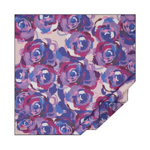 Powder Purple Soulful Blooms Cotton Scarf - Thumbnail