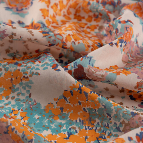Powder Rich Rose Cotton Scarf