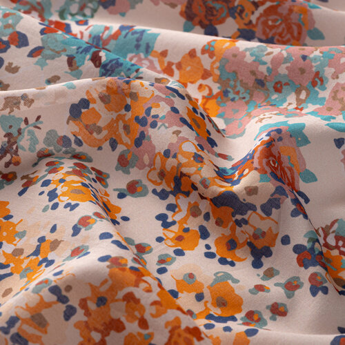 Powder Rich Rose Cotton Scarf