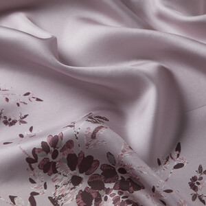 Powder Vintage Frame Twill Silk Scarf - Thumbnail