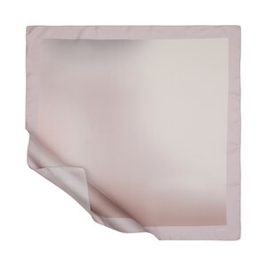 ipekevi - Pudra Bordürlü Degrade Tivil İpek Eşarp