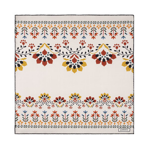 ipekevi - Pudra Kanaviçe Saten İpek Mendil