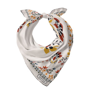 ipekevi - Pudra Kanaviçe Saten İpek Mendil (1)