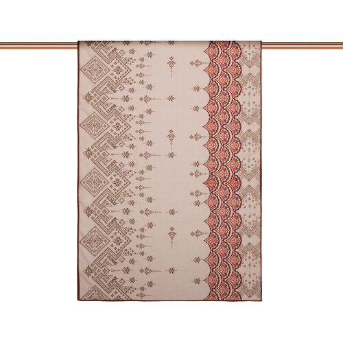 Pudra Kilim Esintisi Pamuk Şal