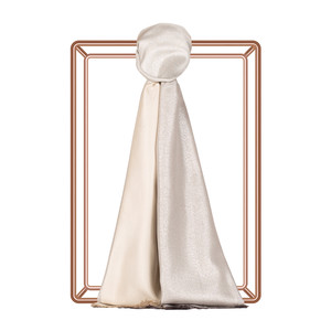 Pumice Stone Lady Lurex Silk Scarf - Thumbnail