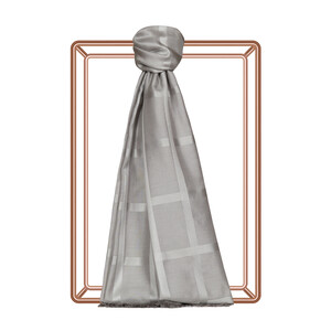 Pumice Stone Satin Silk Scarf - Thumbnail